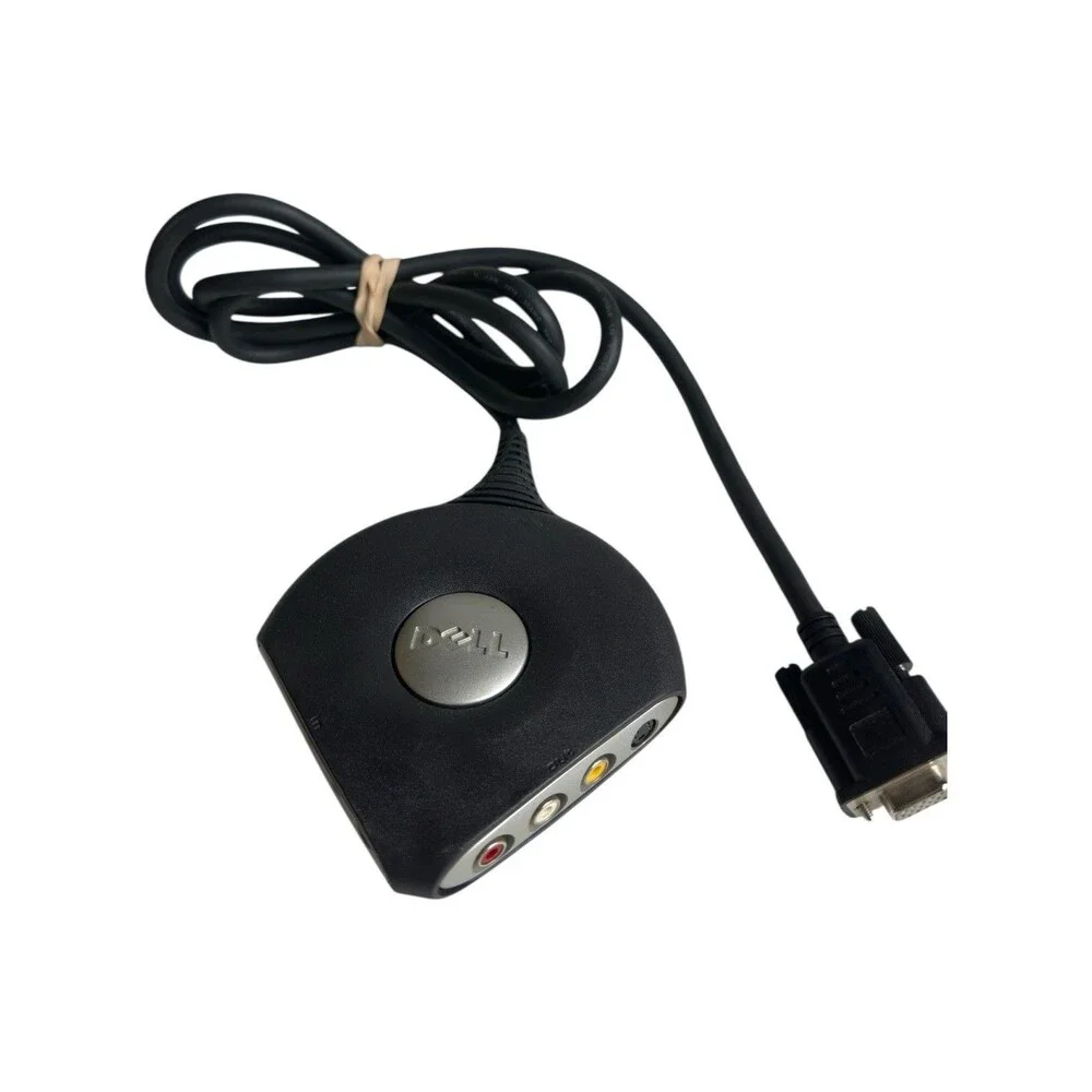 Dell VGA Splitter Cable E166307 RCA AV Adapter Dual Monitor Y Splitter Cord